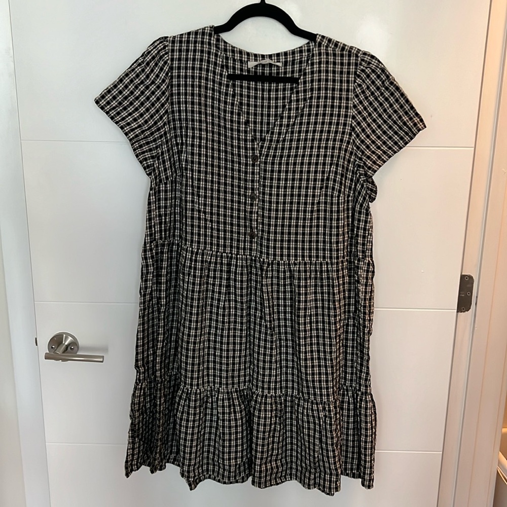 XL Plaid Loft Dress